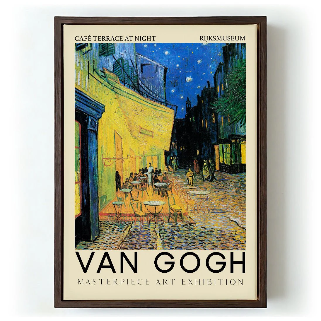 Café Terrace at Night Art Exhibition by Van Gogh - Image 5