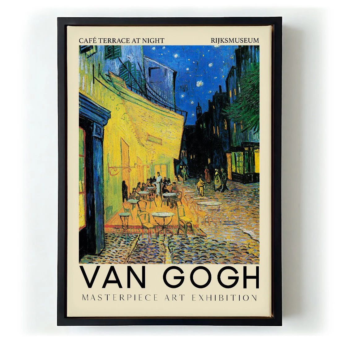 Café Terrace at Night Art Exhibition by Van Gogh - Image 6