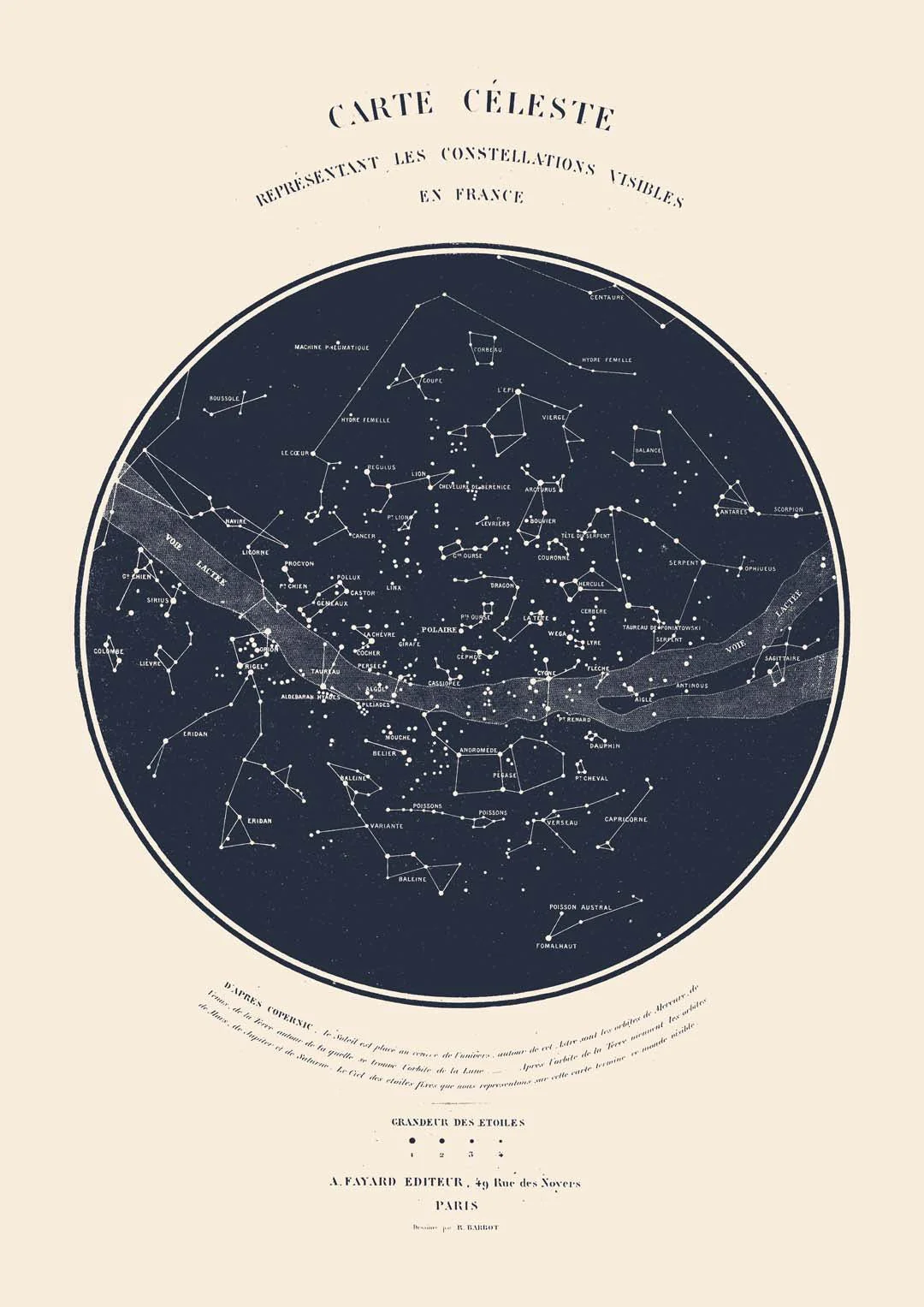 Carte Celeste Art Print by Aster - Image 8