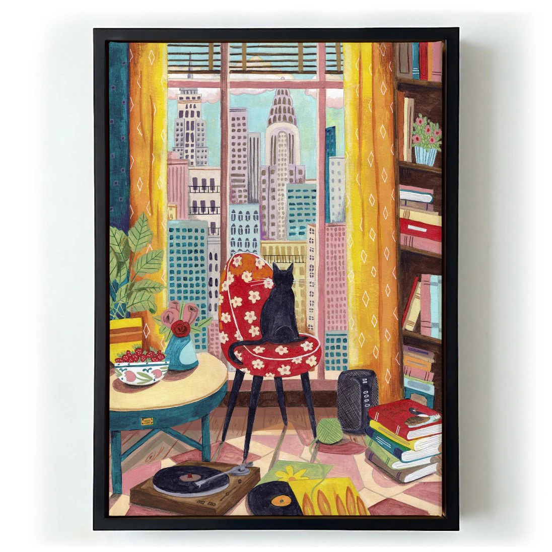 Cat in front of window in New York bright colours by Caroline Bonne Müller - Image 5