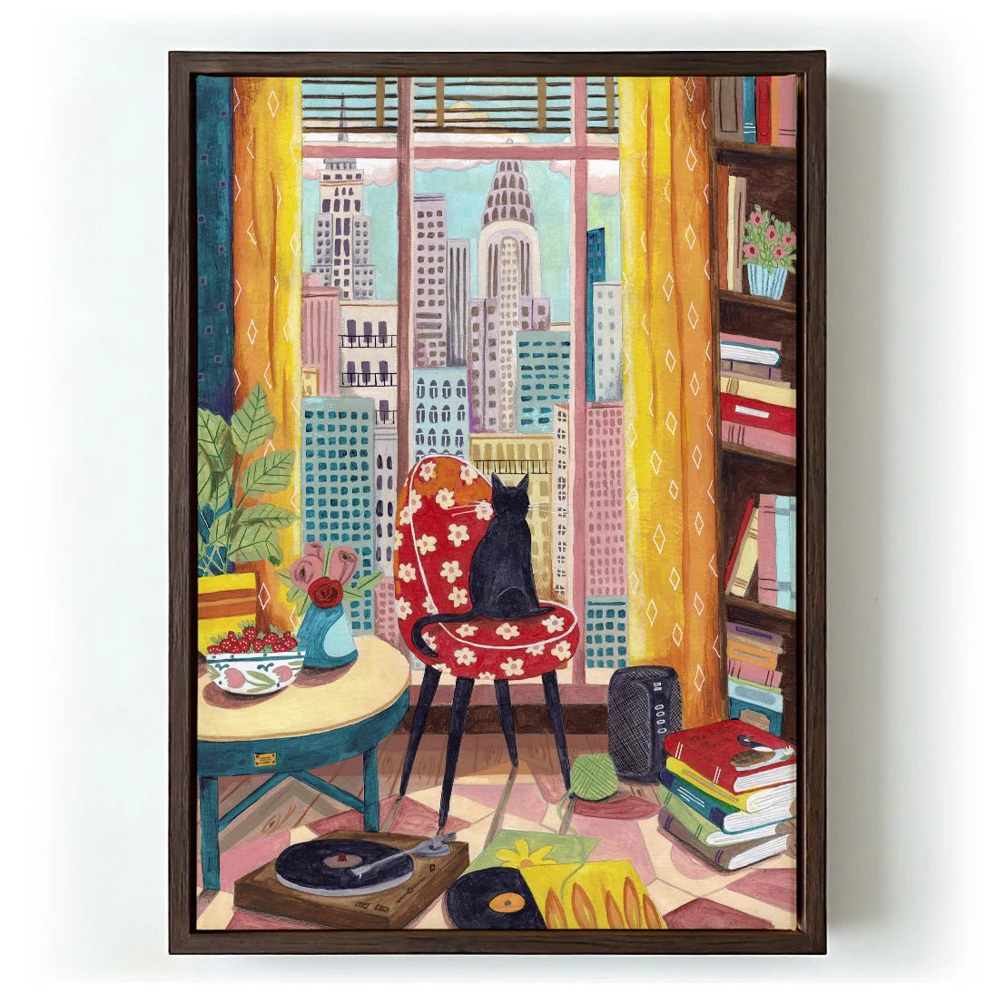 Cat in front of window in New York bright colours by Caroline Bonne Müller - Image 6
