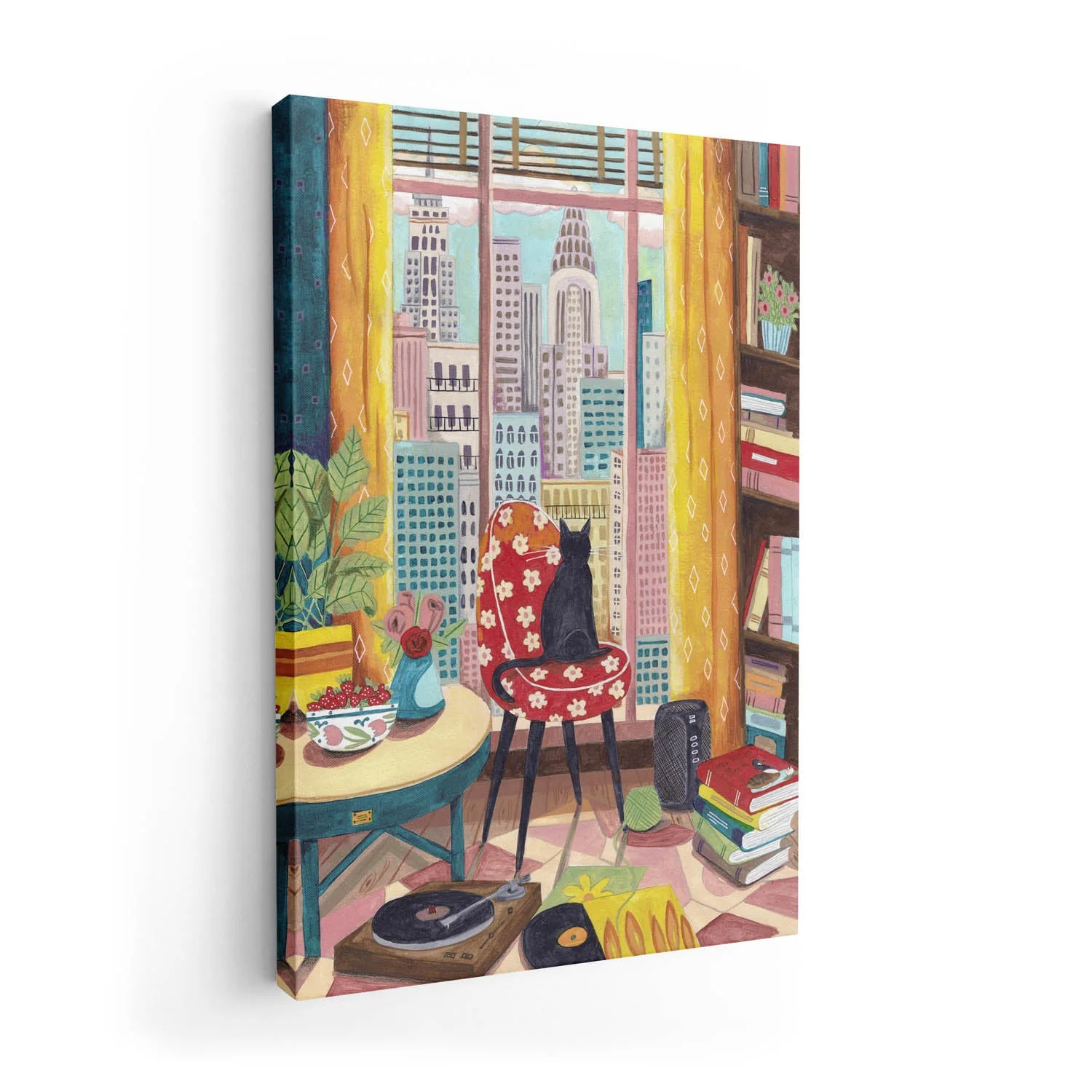 Cat in front of window in New York bright colours by Caroline Bonne Müller - Image 7