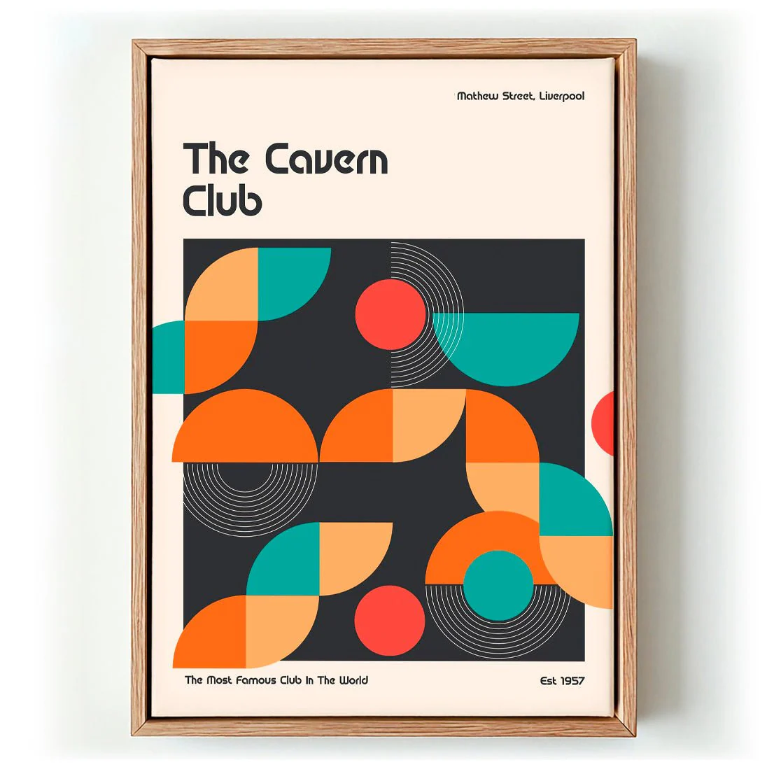 Cavern Club Design Poster by Retrodrome