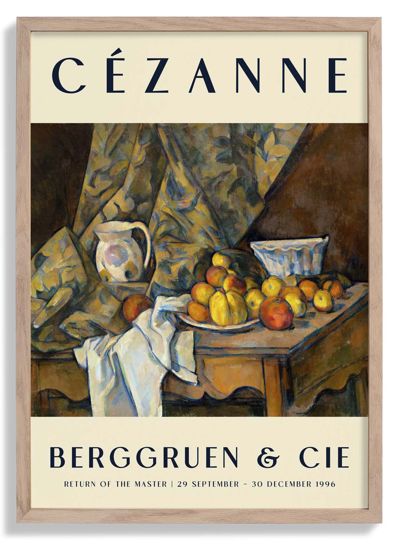 Apples & Peaches Art Exhibition By Paul Cézanne