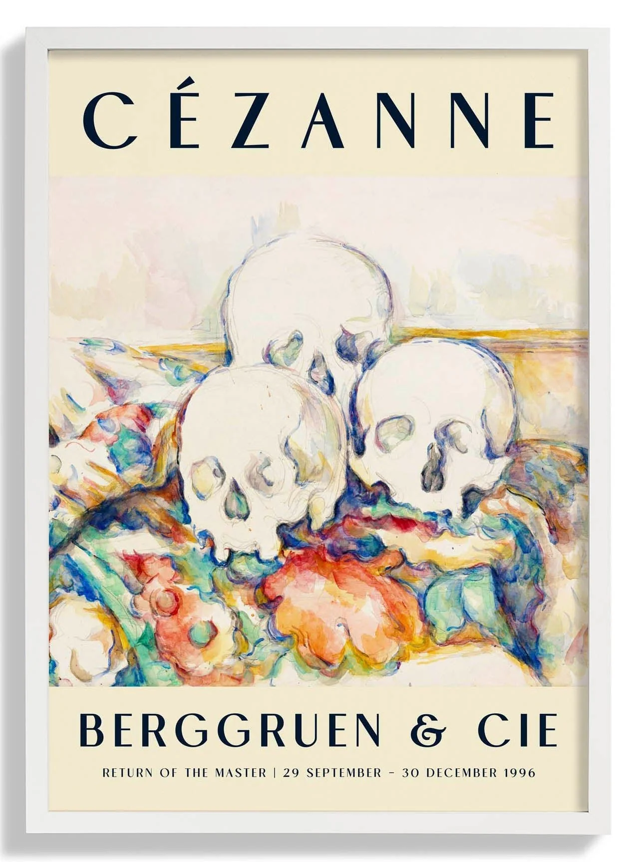 The Three Skulls Art Exhibition By Paul Cézanne - Image 5