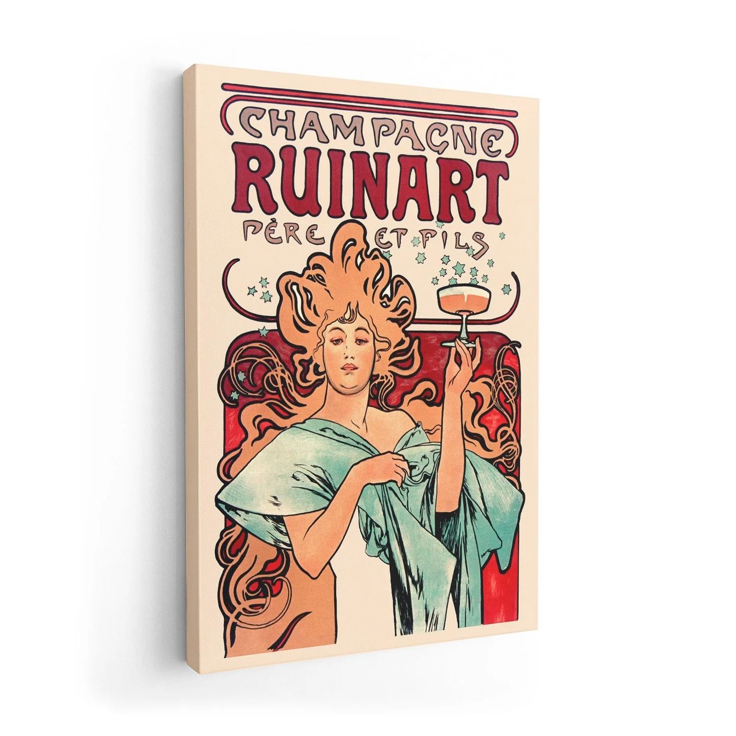 Champagne Ruinart by Alphonse Mucha - Image 7