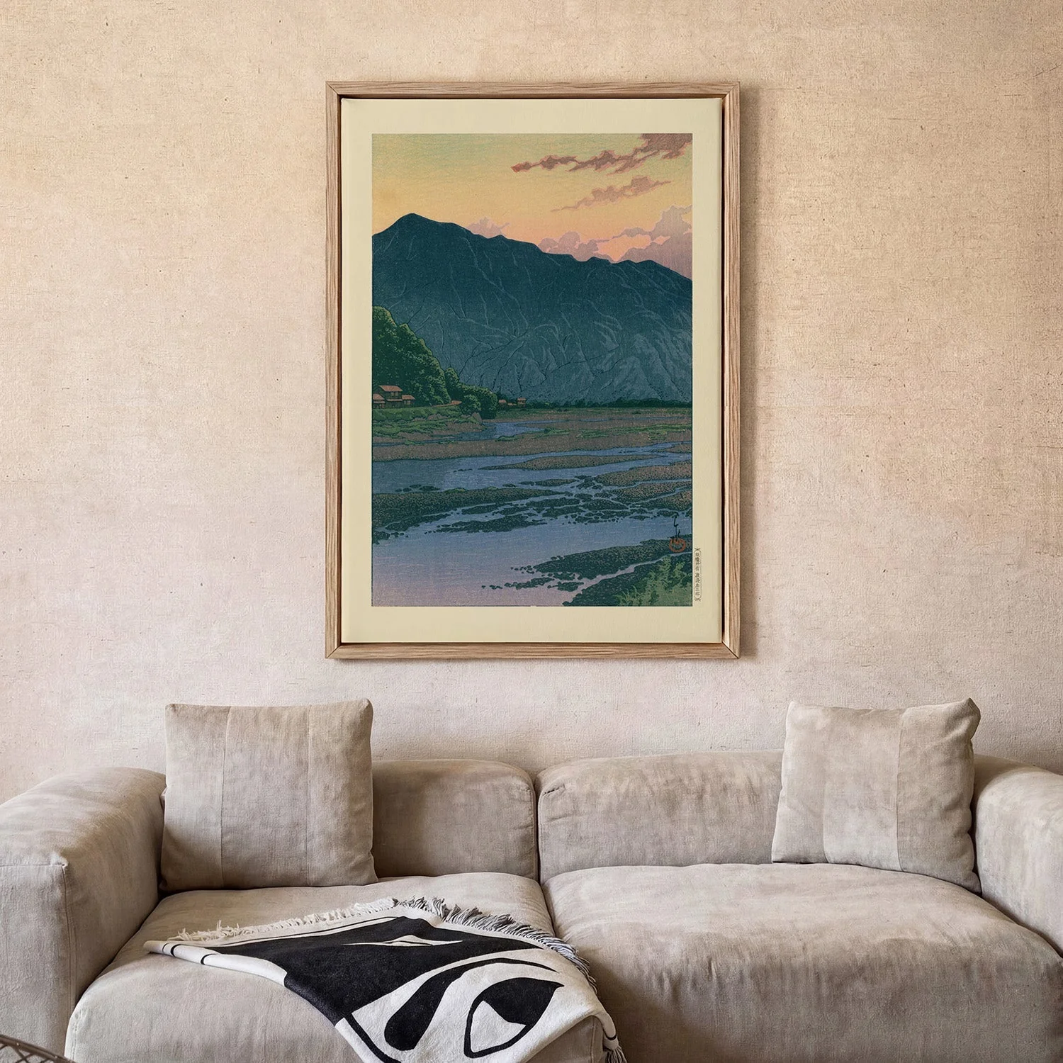 Chichibu In The Evening Art Print by Hasui - Image 2