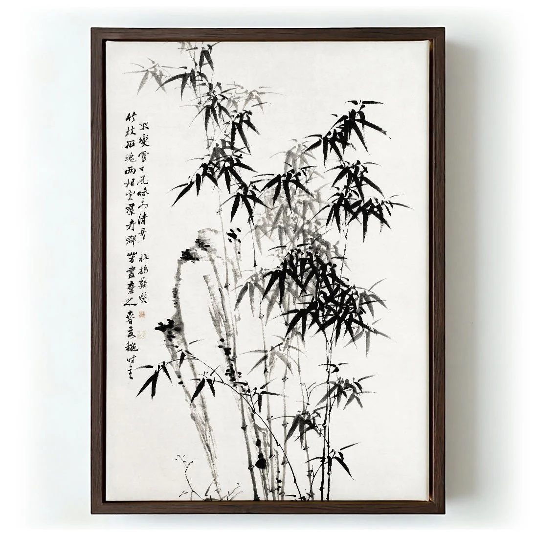 Chinese Bamboo by Zheng Xie - Image 5