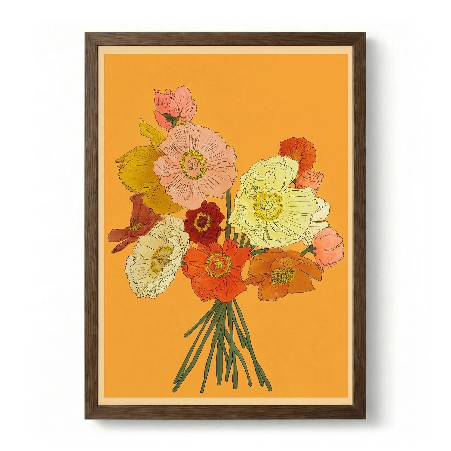 Colorful Poppy Bouquet by Nadjaa - Image 6