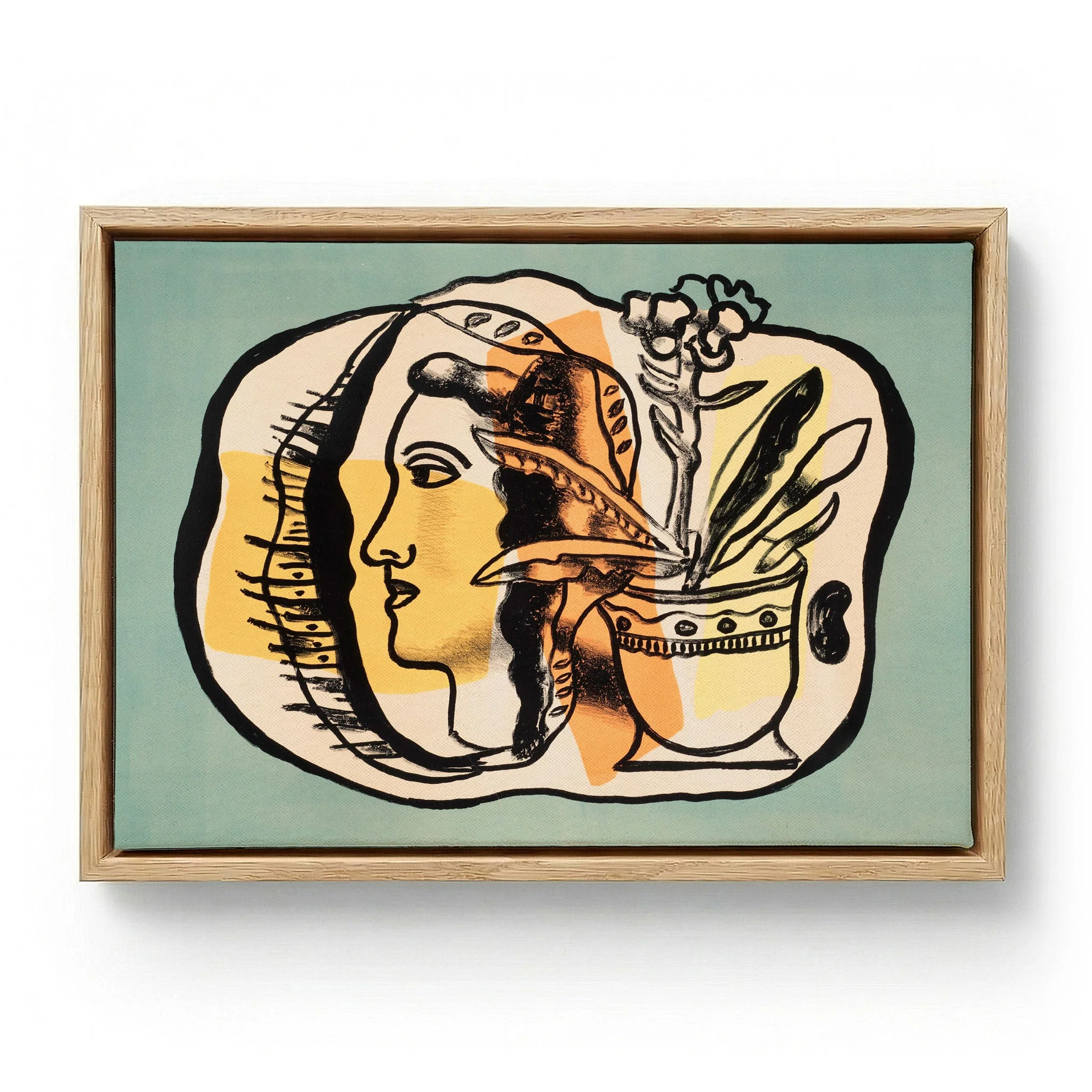 Composition au Profil by Fernand Léger