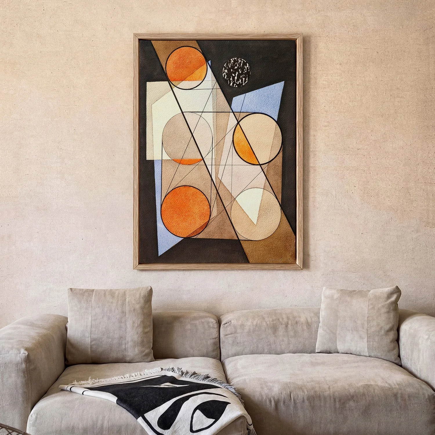 Composition aux cercles symétriques by László Moholy-Nagy - Image 2