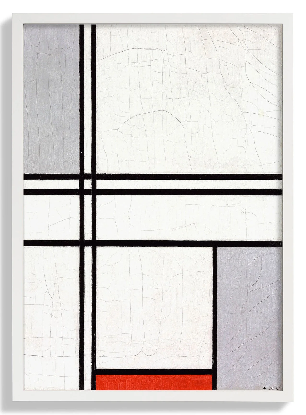 Composition (No. 1) Gray-Red by Piet Mondrian - Image 5