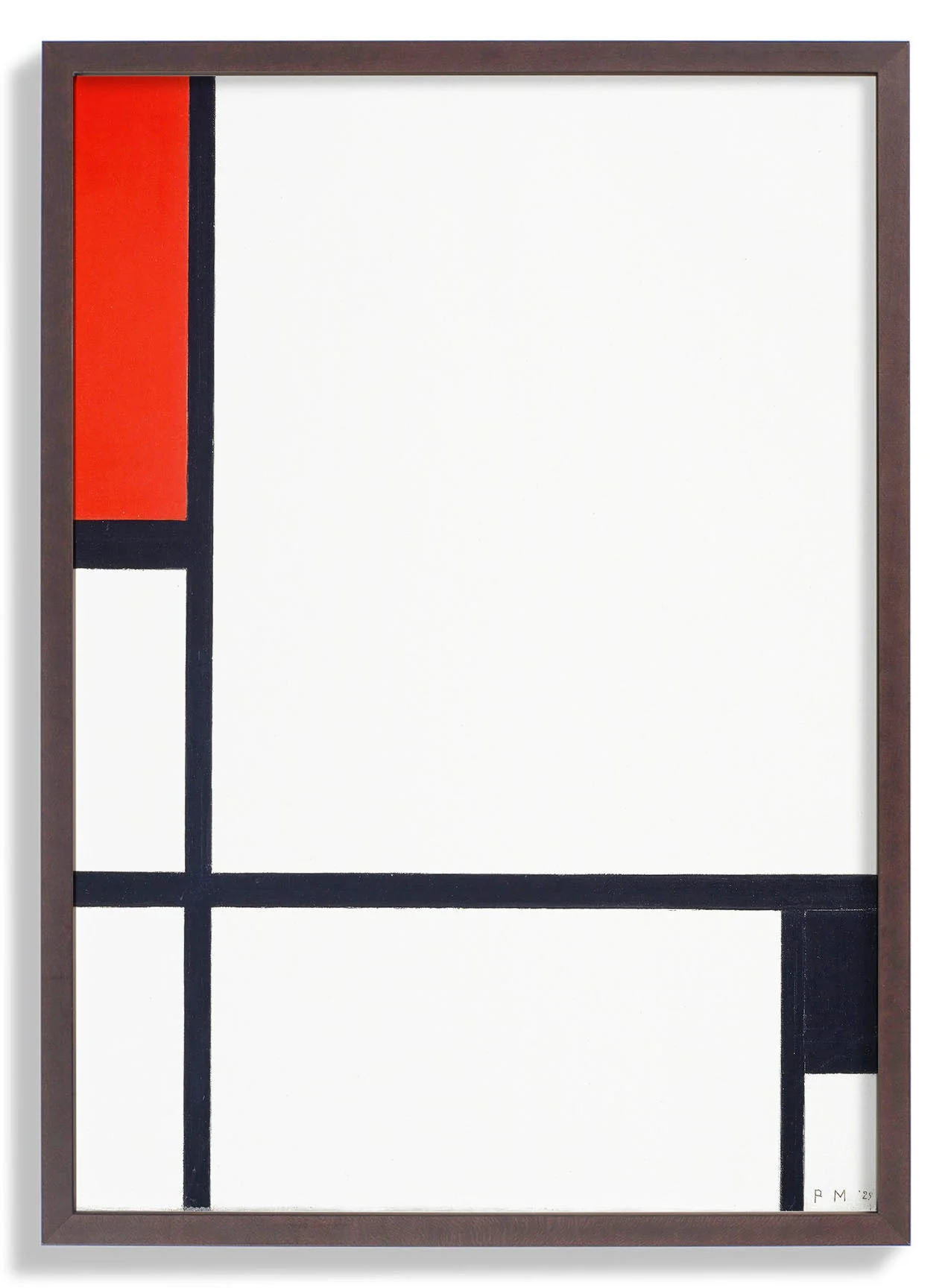 Composition No. I, with Red and Black by Piet Mondrian - Image 6