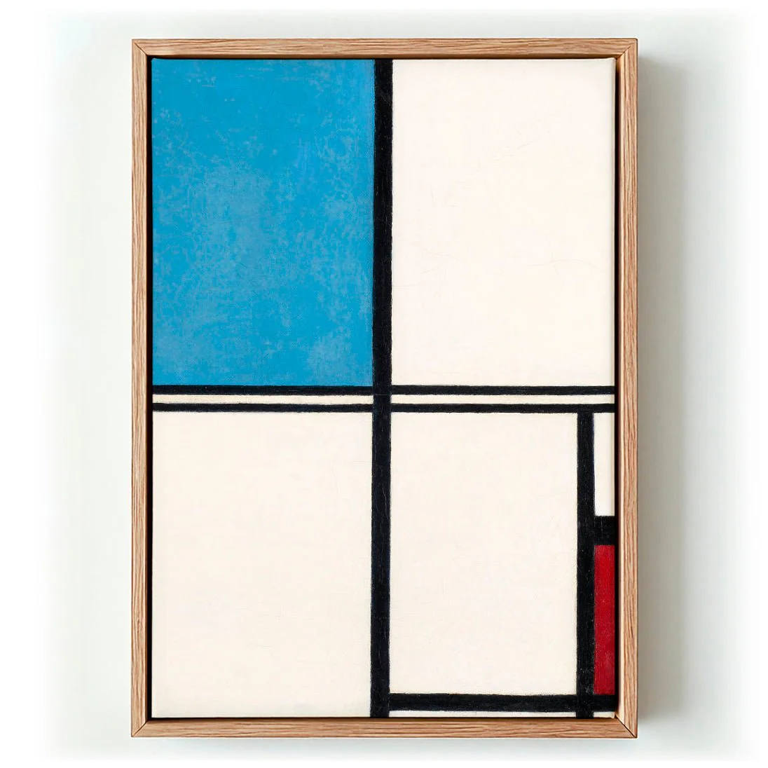 Composition with Blue and Red by Piet Mondrian