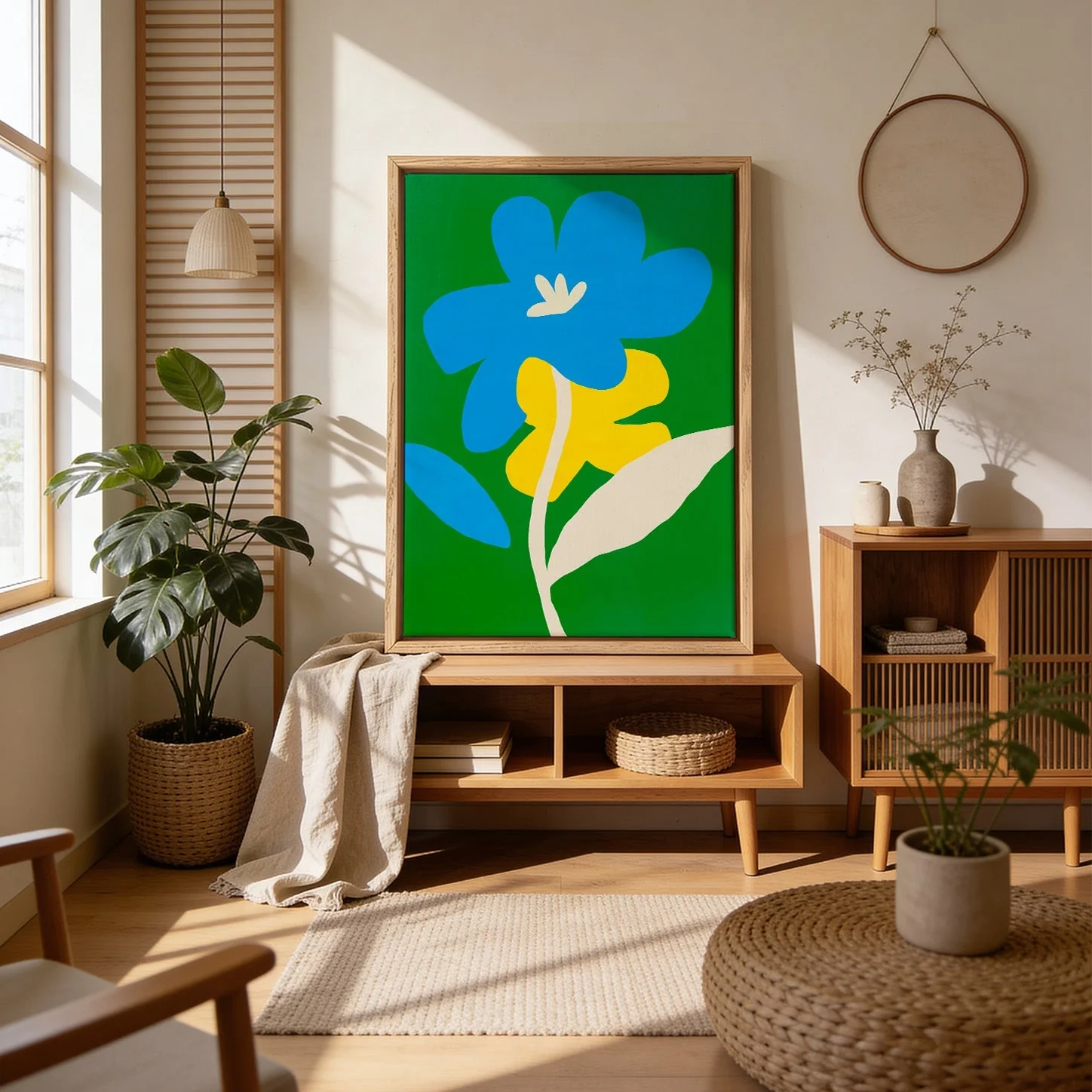 Contrast Blue And Yellow by Little Dean - Image 4