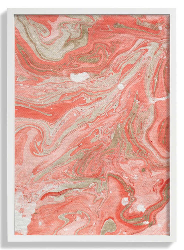Coral Marble Dream by Santhosh ch - Image 5