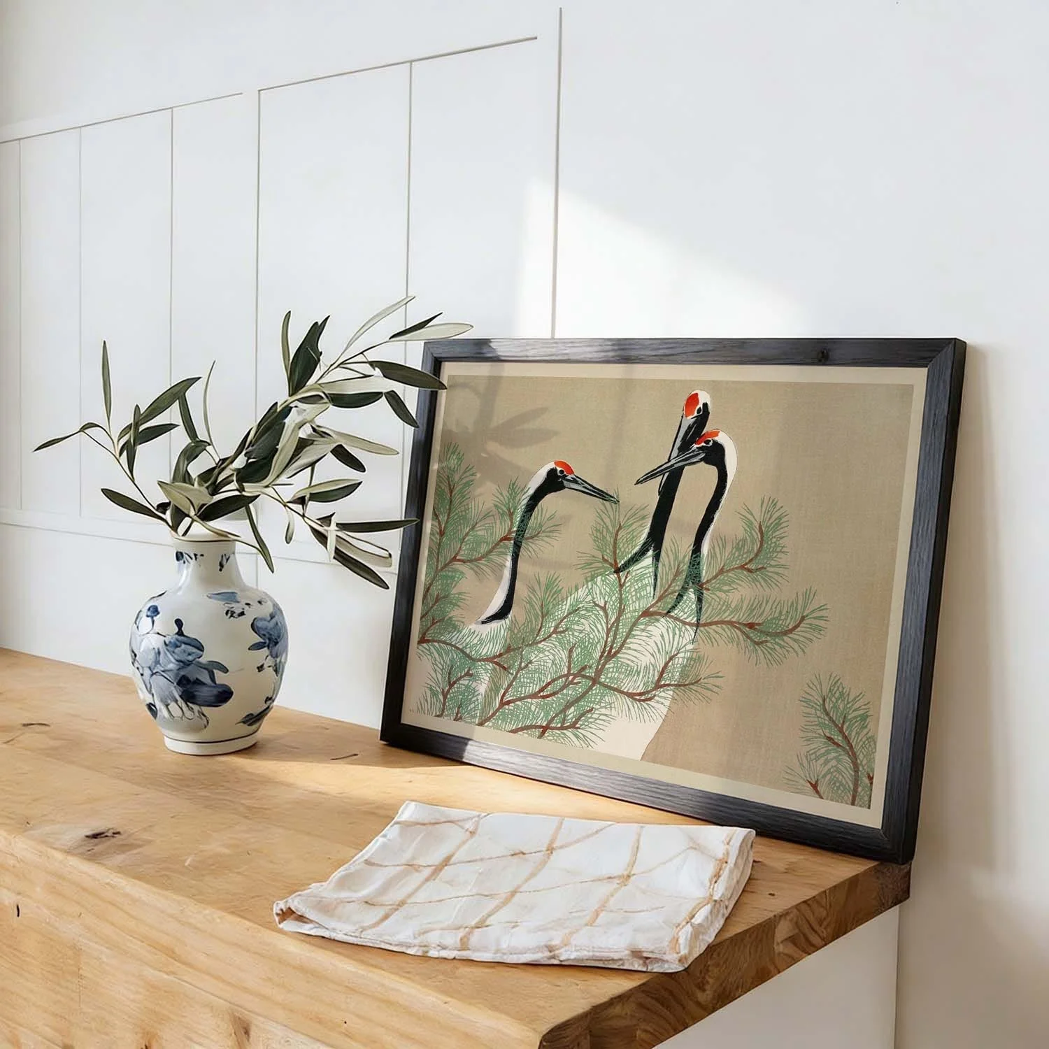 Cranes from Momoyogusa-Flowers by Sekka - Image 2