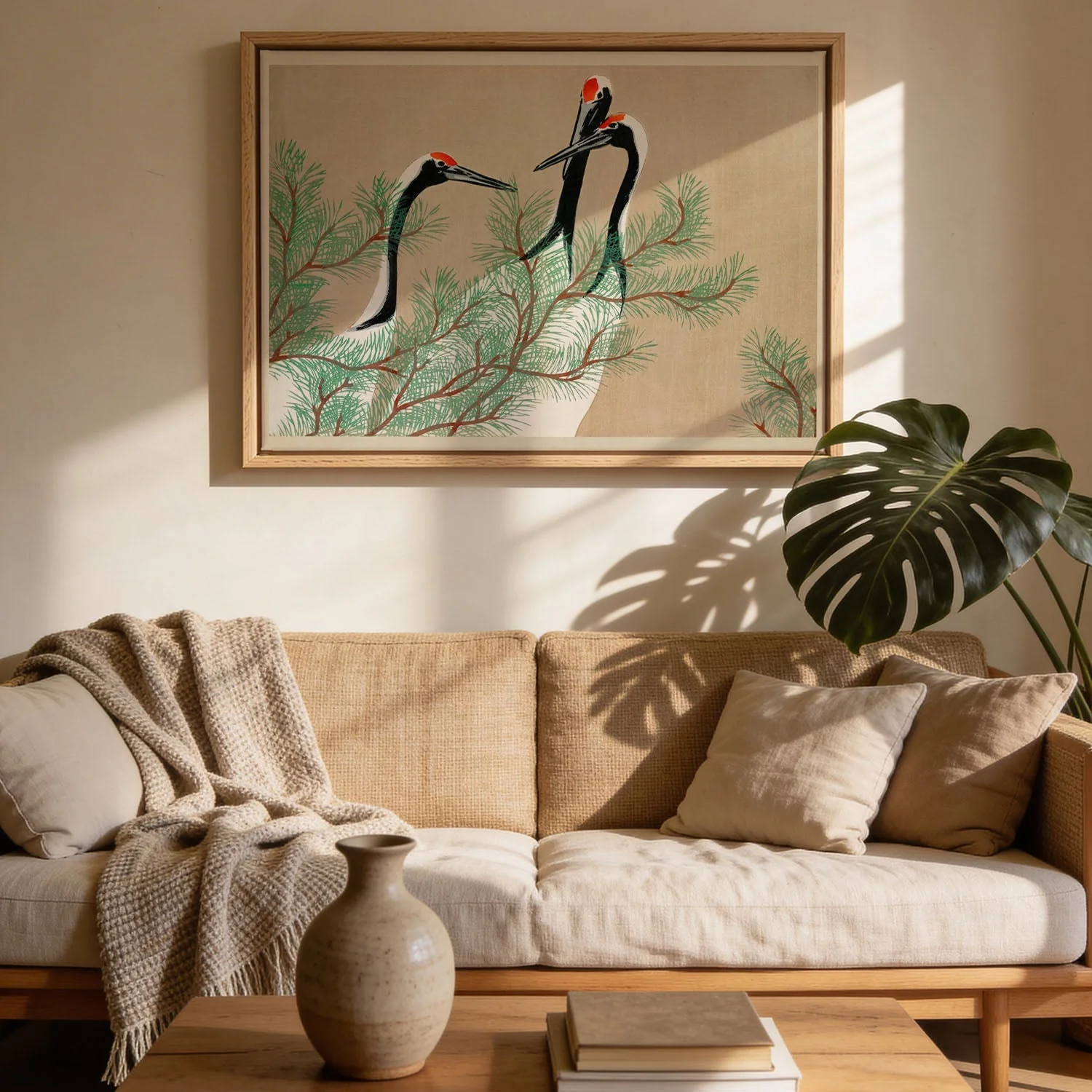 Cranes from Momoyogusa-Flowers by Sekka - Image 2