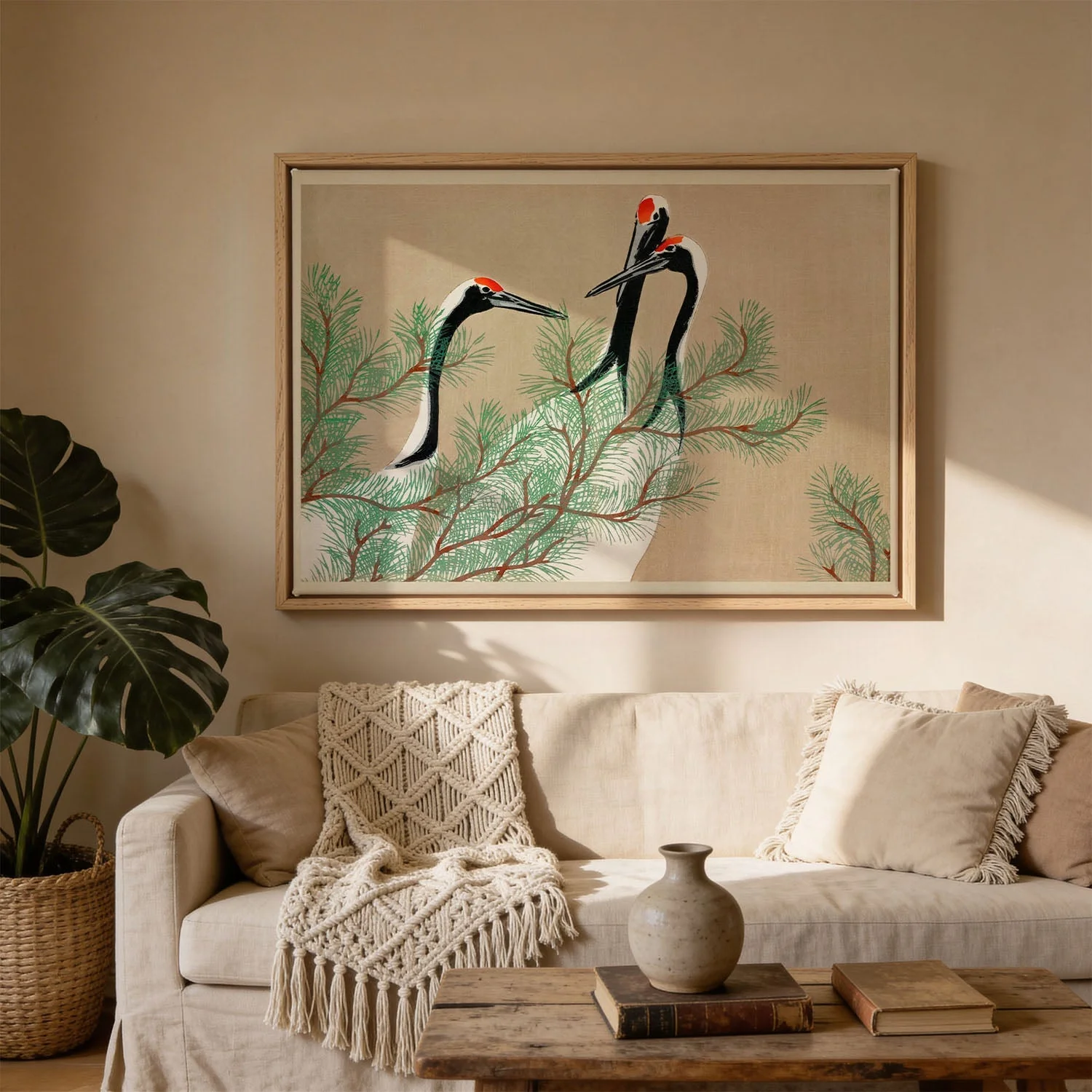 Cranes from Momoyogusa-Flowers by Sekka - Image 3