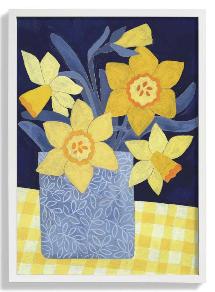 Daffodils With Yellow Gingham by Susan Black - Image 5