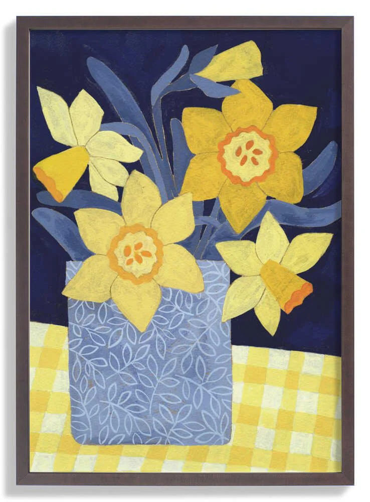 Daffodils With Yellow Gingham by Susan Black - Image 7