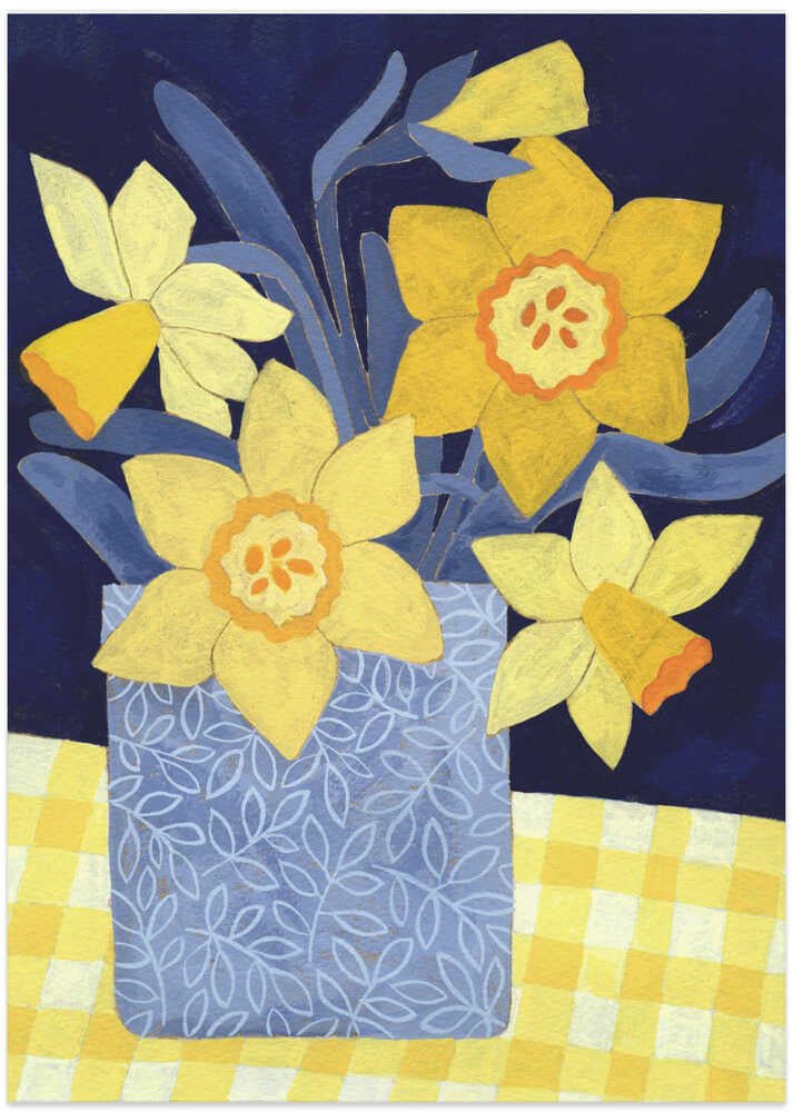 Daffodils With Yellow Gingham by Susan Black - Image 8