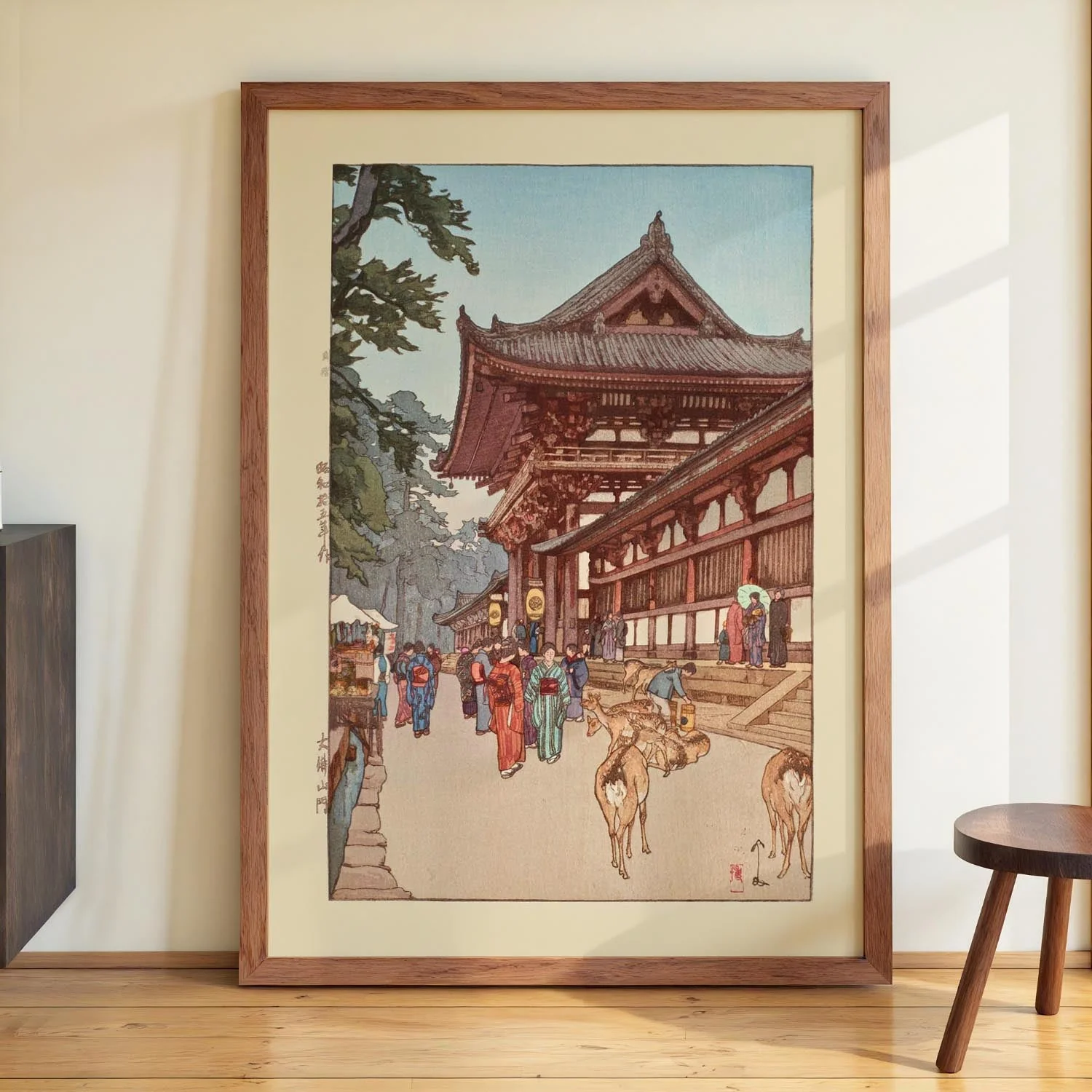 Daibutsu sanmon 1940 by Hiroshi Yoshida - Image 3