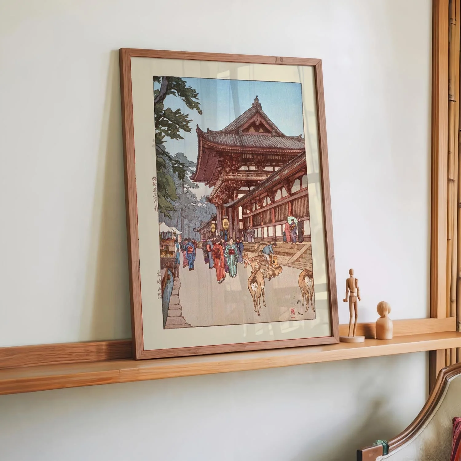 Daibutsu sanmon 1940 by Hiroshi Yoshida - Image 4