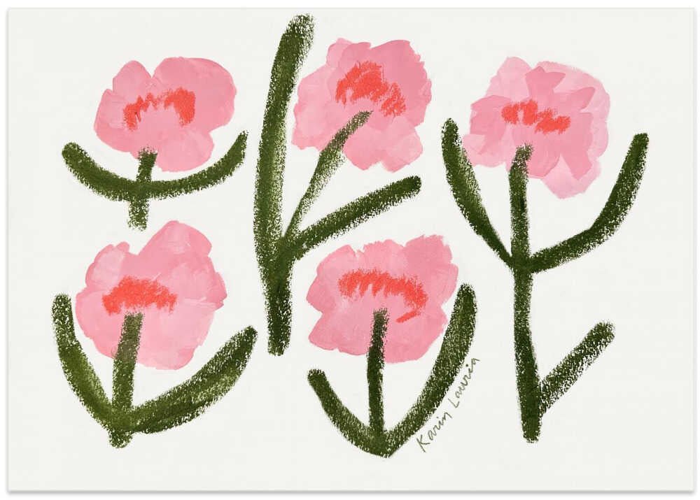 Dancing Pink Peonies by Karin Lauria - Image 8