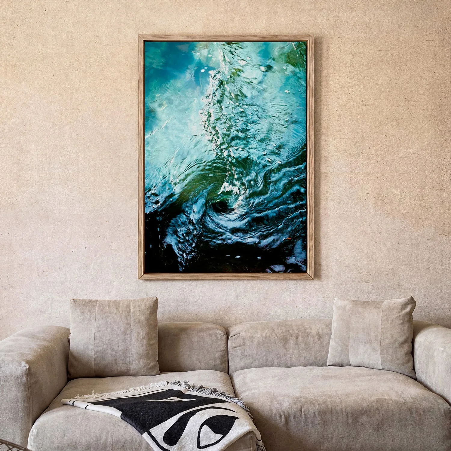 Deep Blue Water Swirl by Angelo Cerantola - Image 2