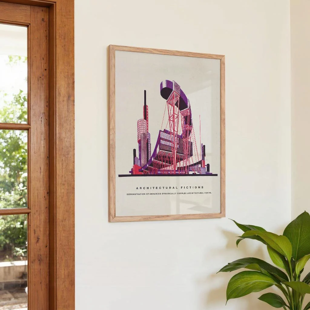Demonstration of complex architectural forms by Yakov Chernikhov - Image 4