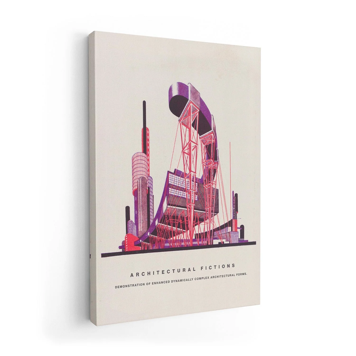 Demonstration of complex architectural forms by Yakov Chernikhov - Image 7