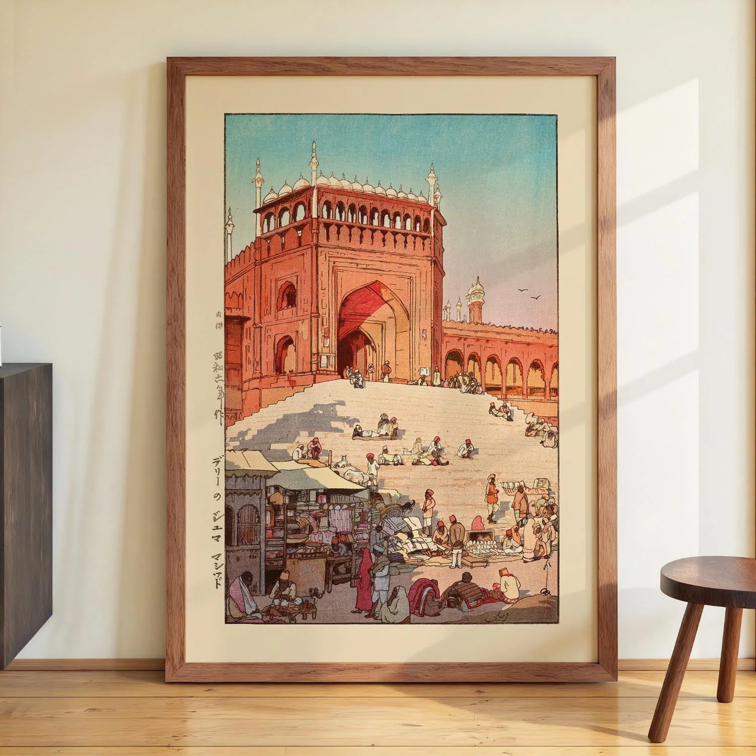Derii no Juma Mashiddo Jama Masjid Delhi 1931 by Hiroshi Yoshida - Image 3