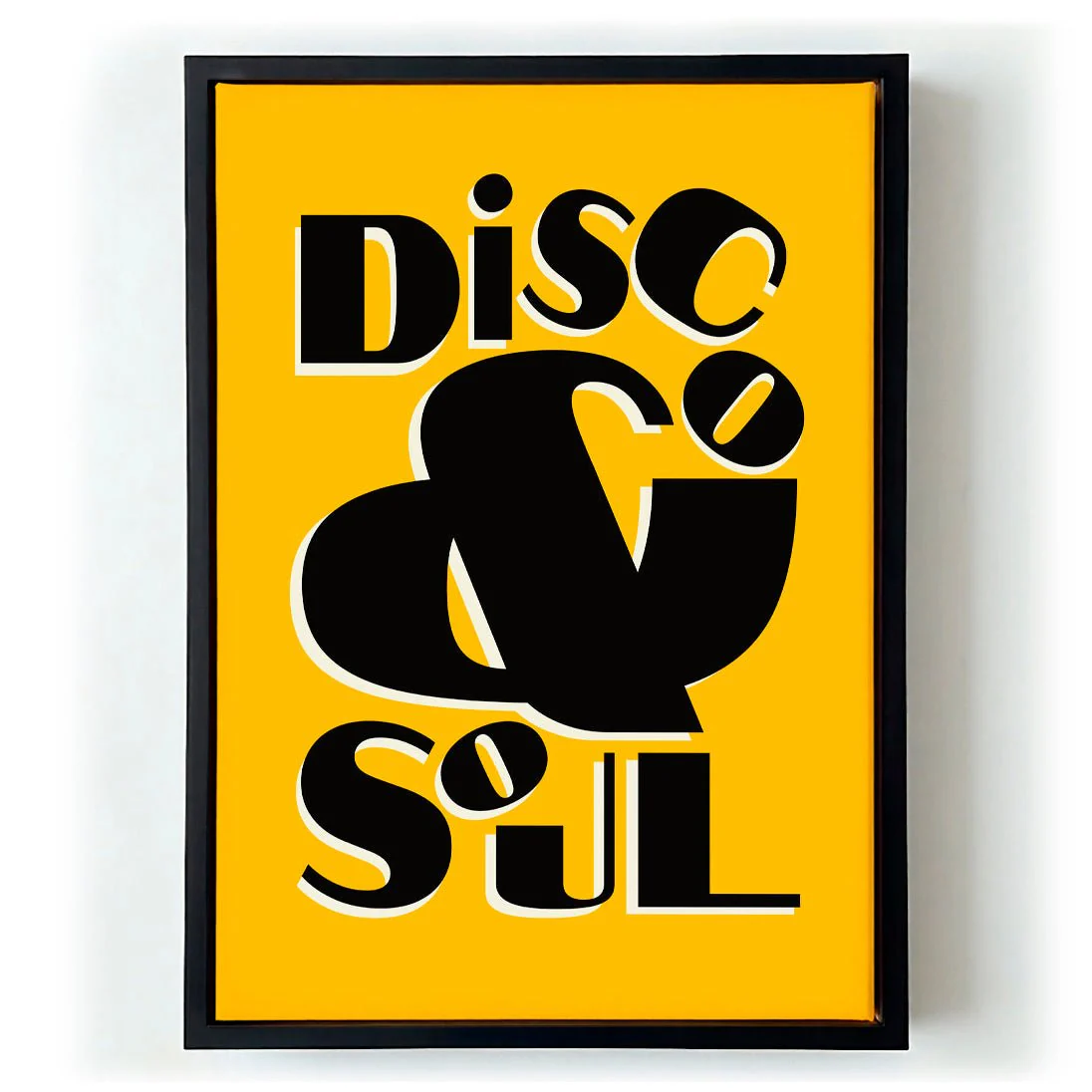 Disco & Soul Yellow Art Print - Image 5