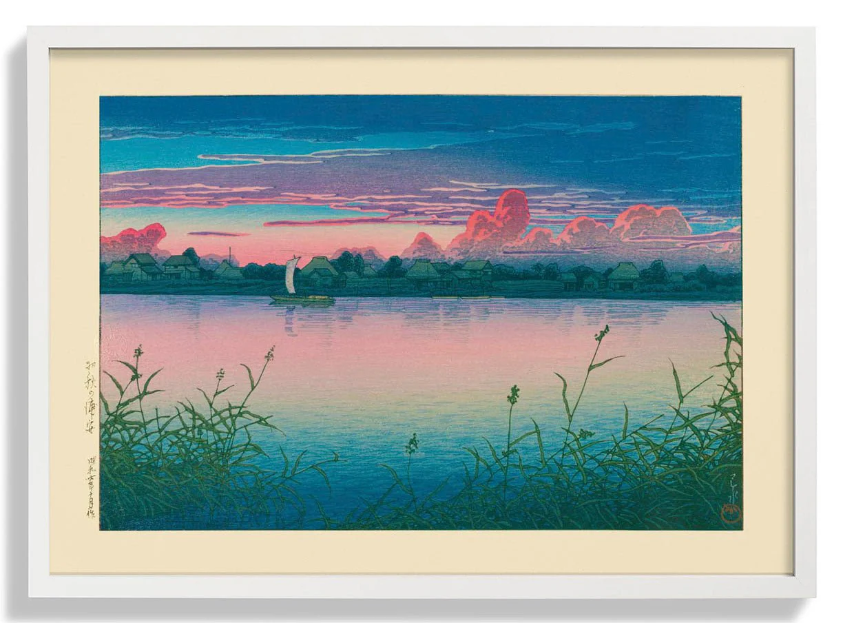 Early Autumn in Urayasu Art Print by Hasui - Image 5