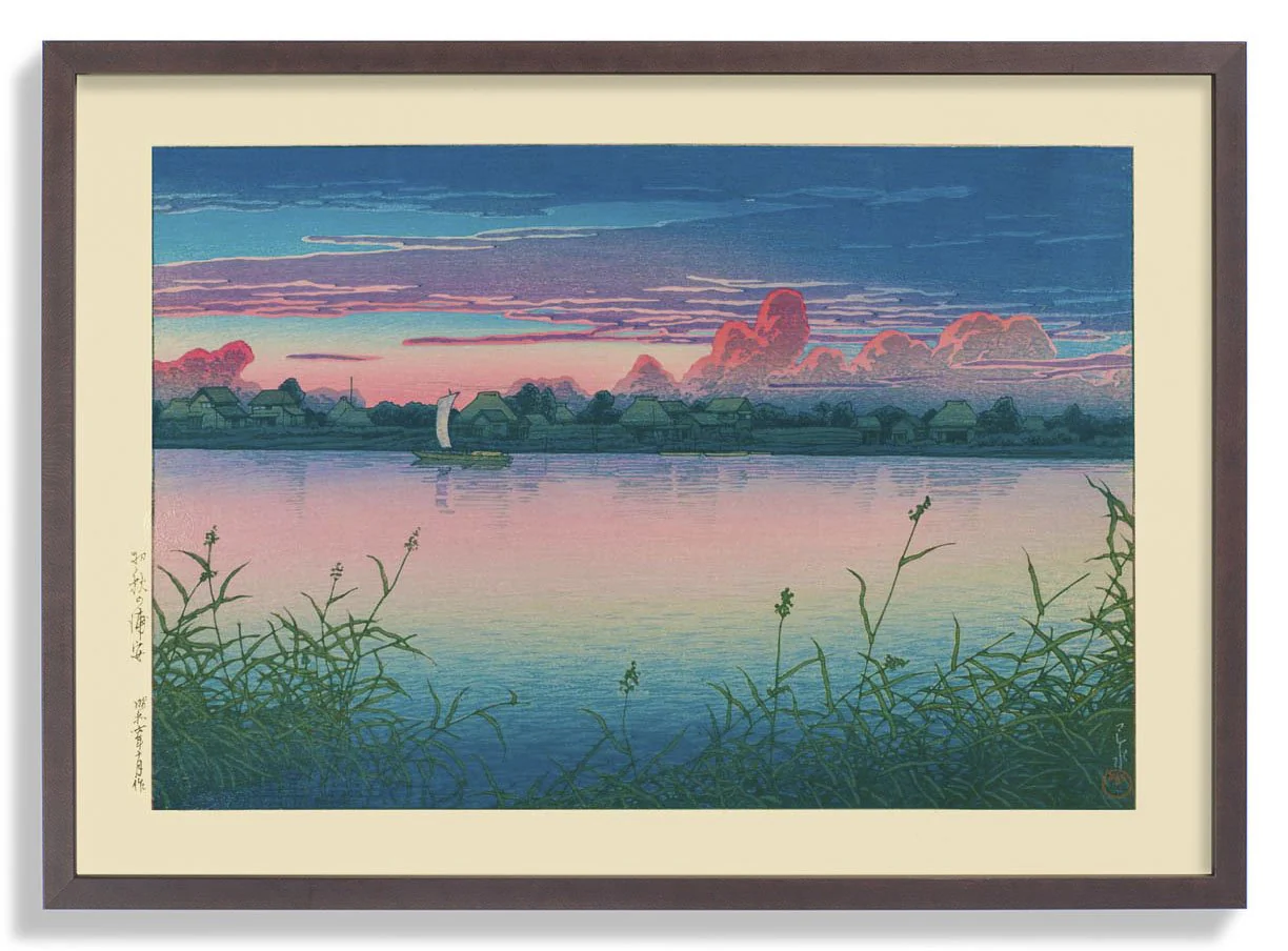 Early Autumn in Urayasu Art Print by Hasui - Image 7