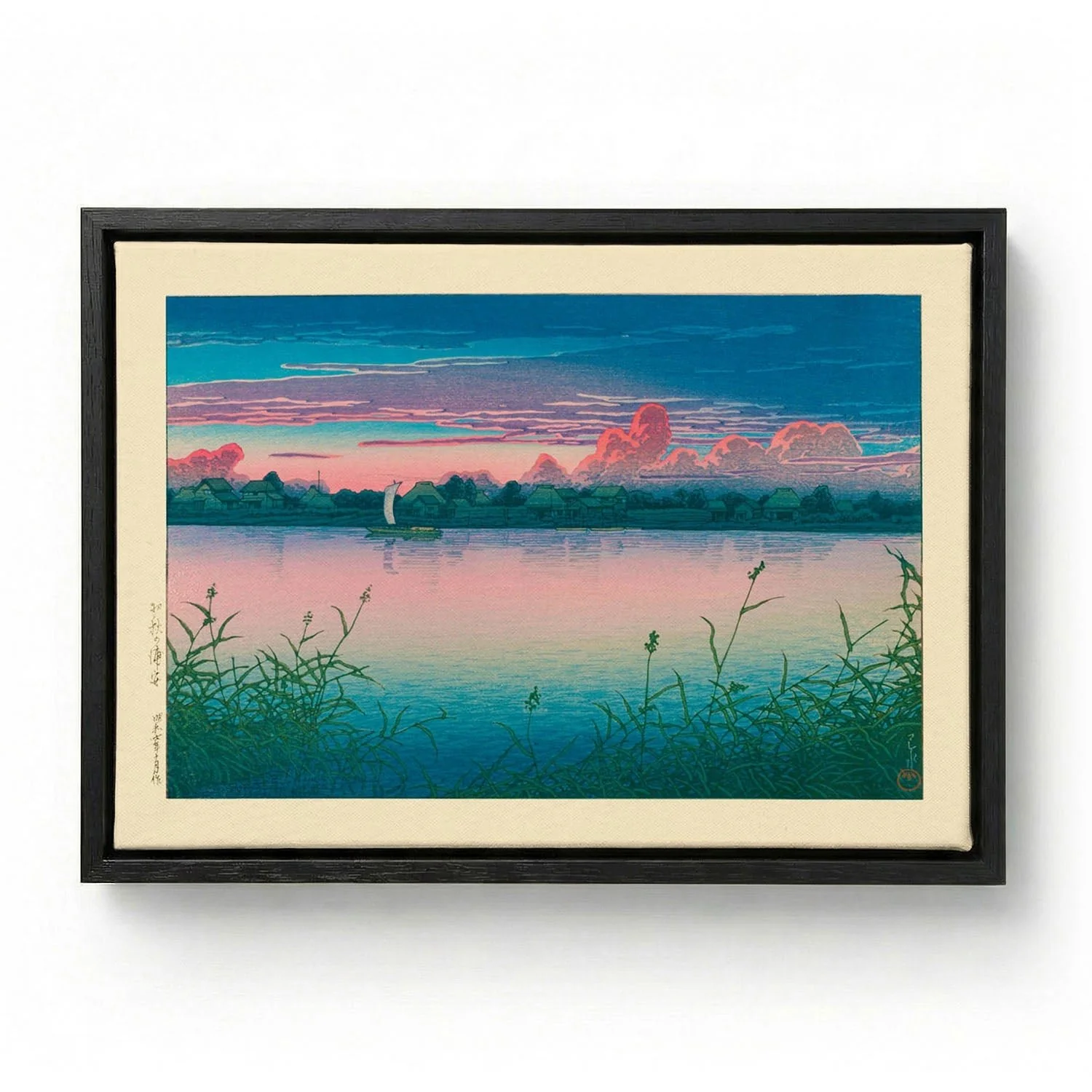 Early Autumn in Urayasu Art Print by Hasui - Image 5