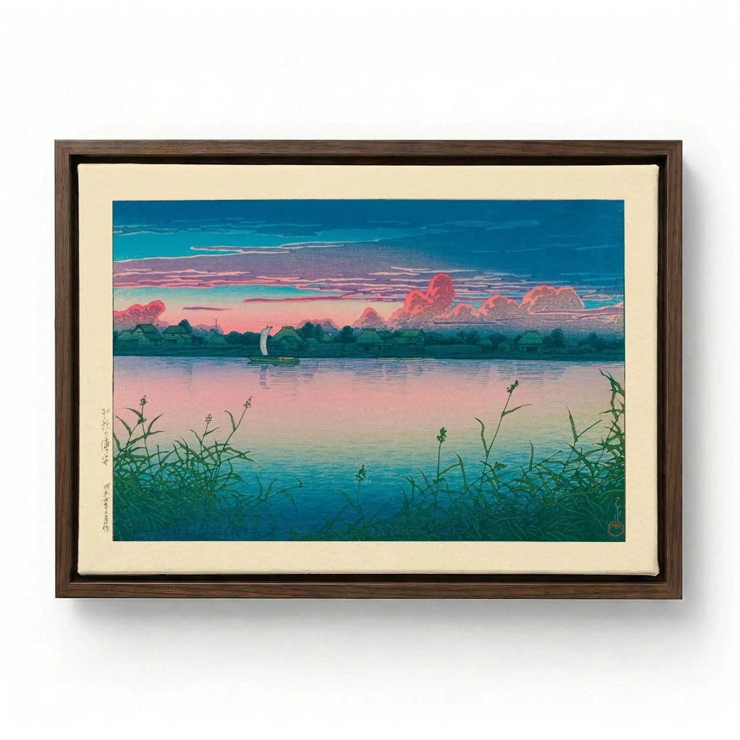 Early Autumn in Urayasu Art Print by Hasui - Image 6