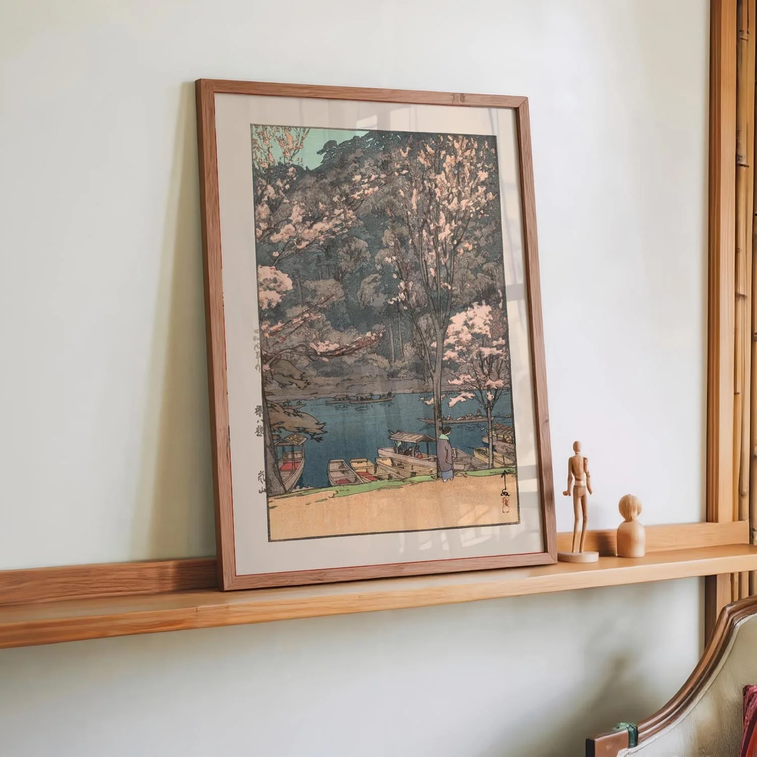 Eight Scenes of Cherry Blossom Arashiyama 1935 by Hiroshi Yoshida - Image 4