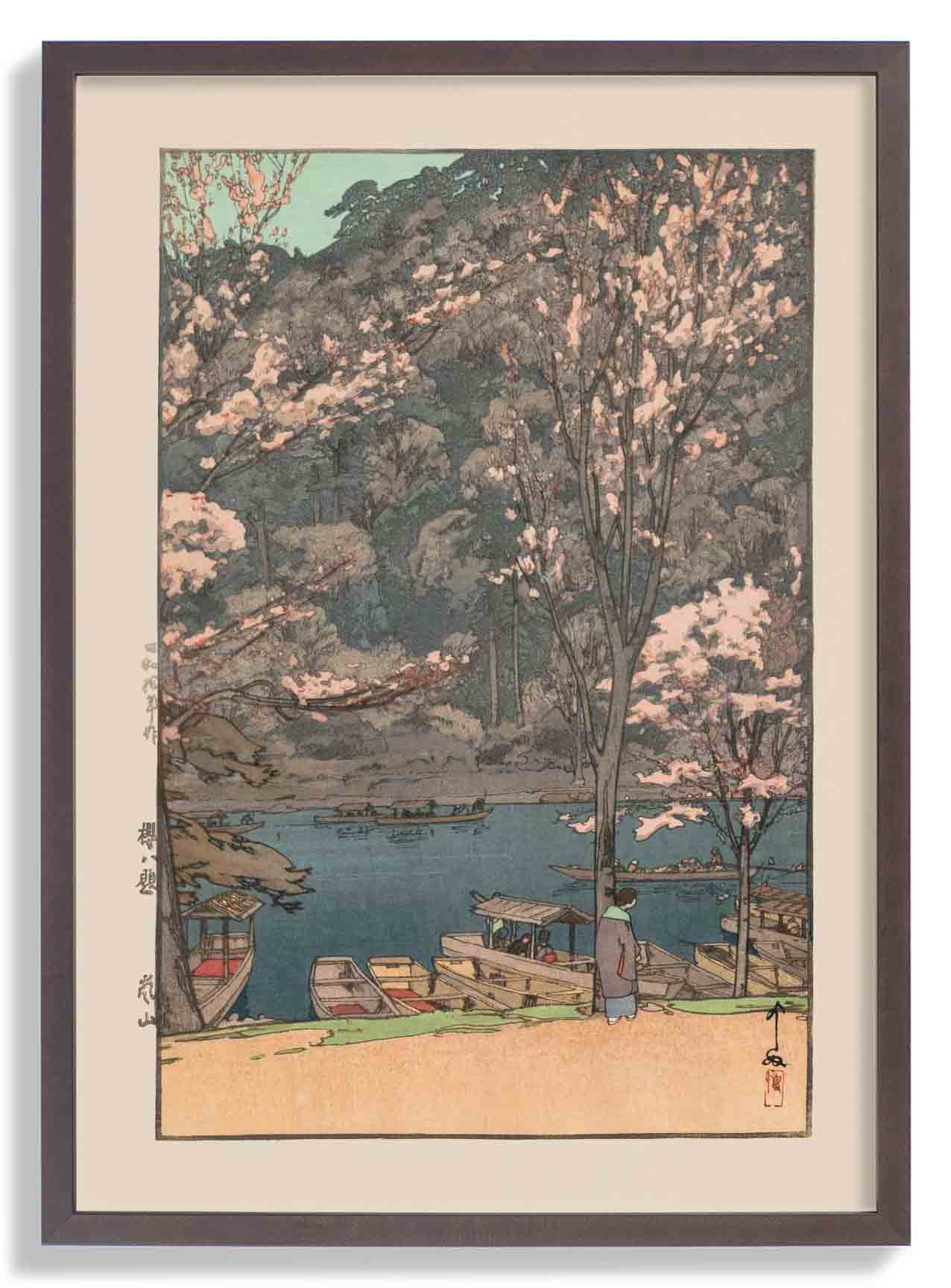 Eight Scenes of Cherry Blossom Arashiyama 1935 by Hiroshi Yoshida - Image 6