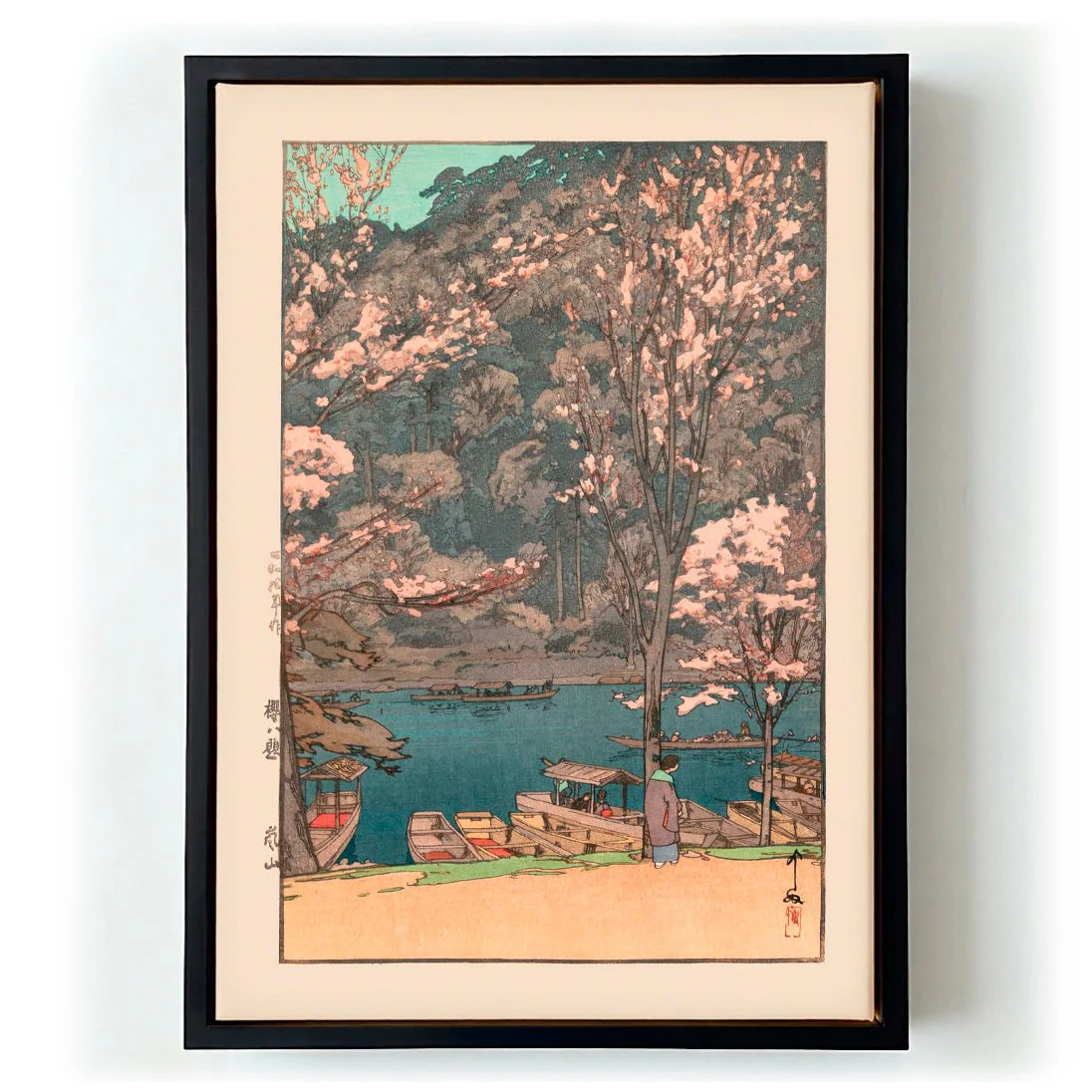 Eight Scenes of Cherry Blossom Arashiyama 1935 by Hiroshi Yoshida - Image 5