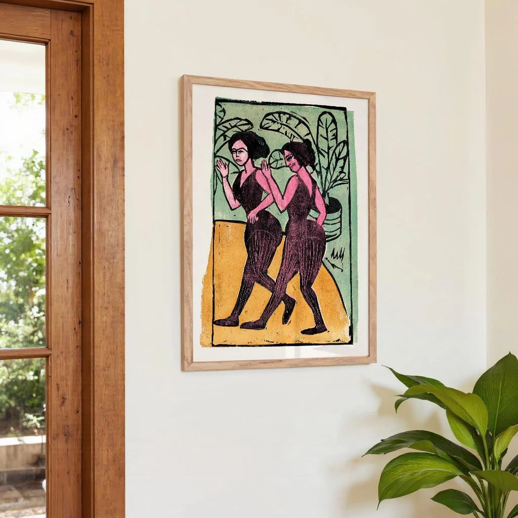 English Step Dancers  by Ernst Kirchner - Image 4