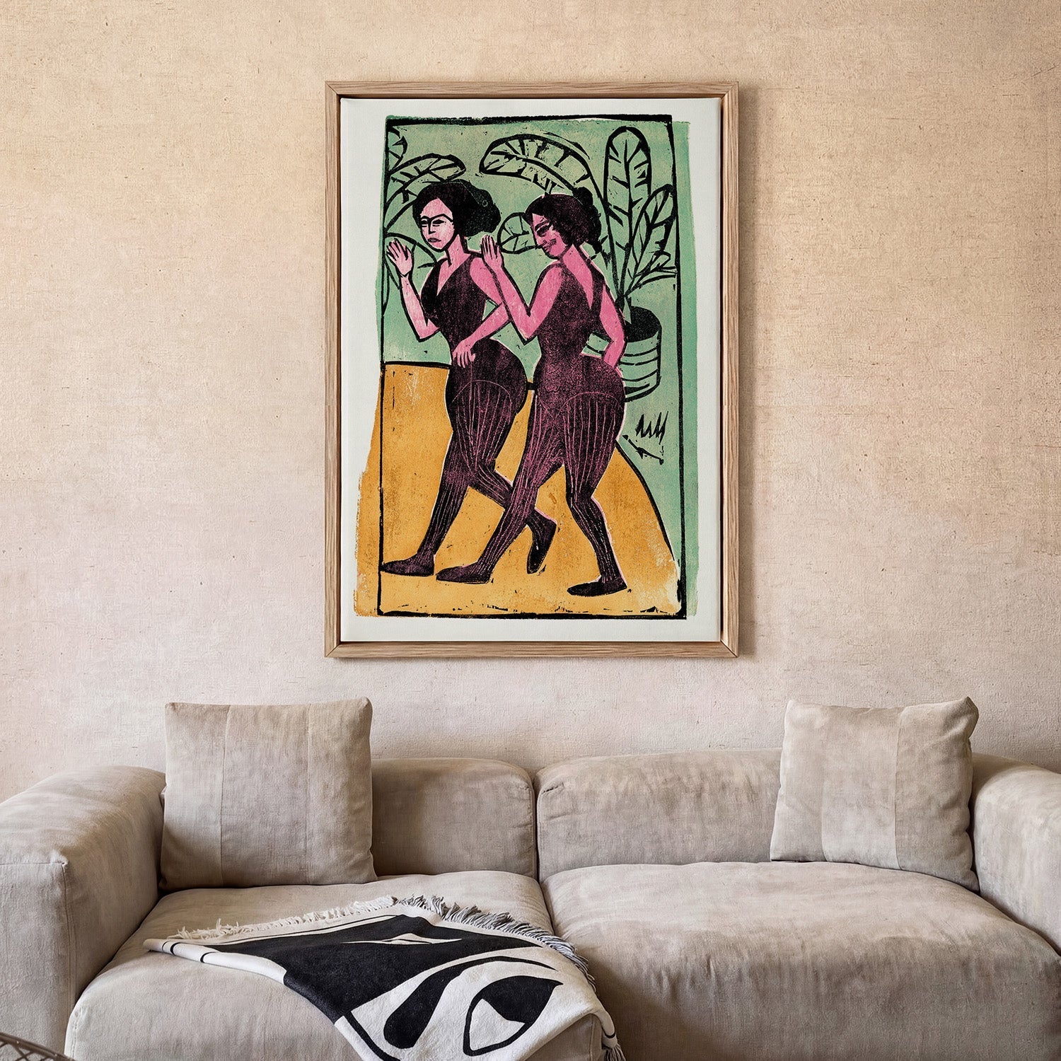 English Step Dancers by Ernst Kirchner - Image 2