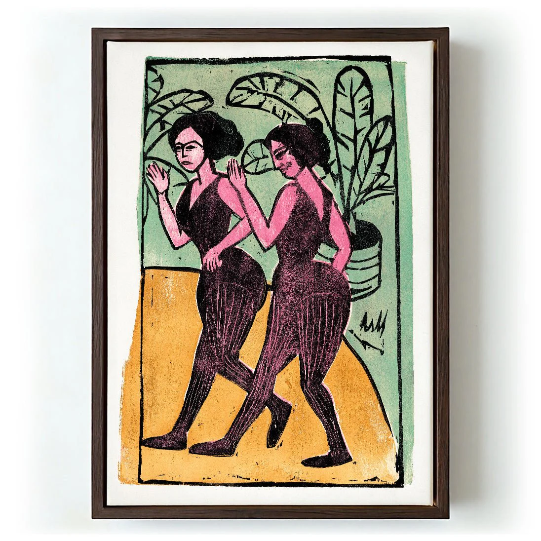 English Step Dancers by Ernst Kirchner - Image 5