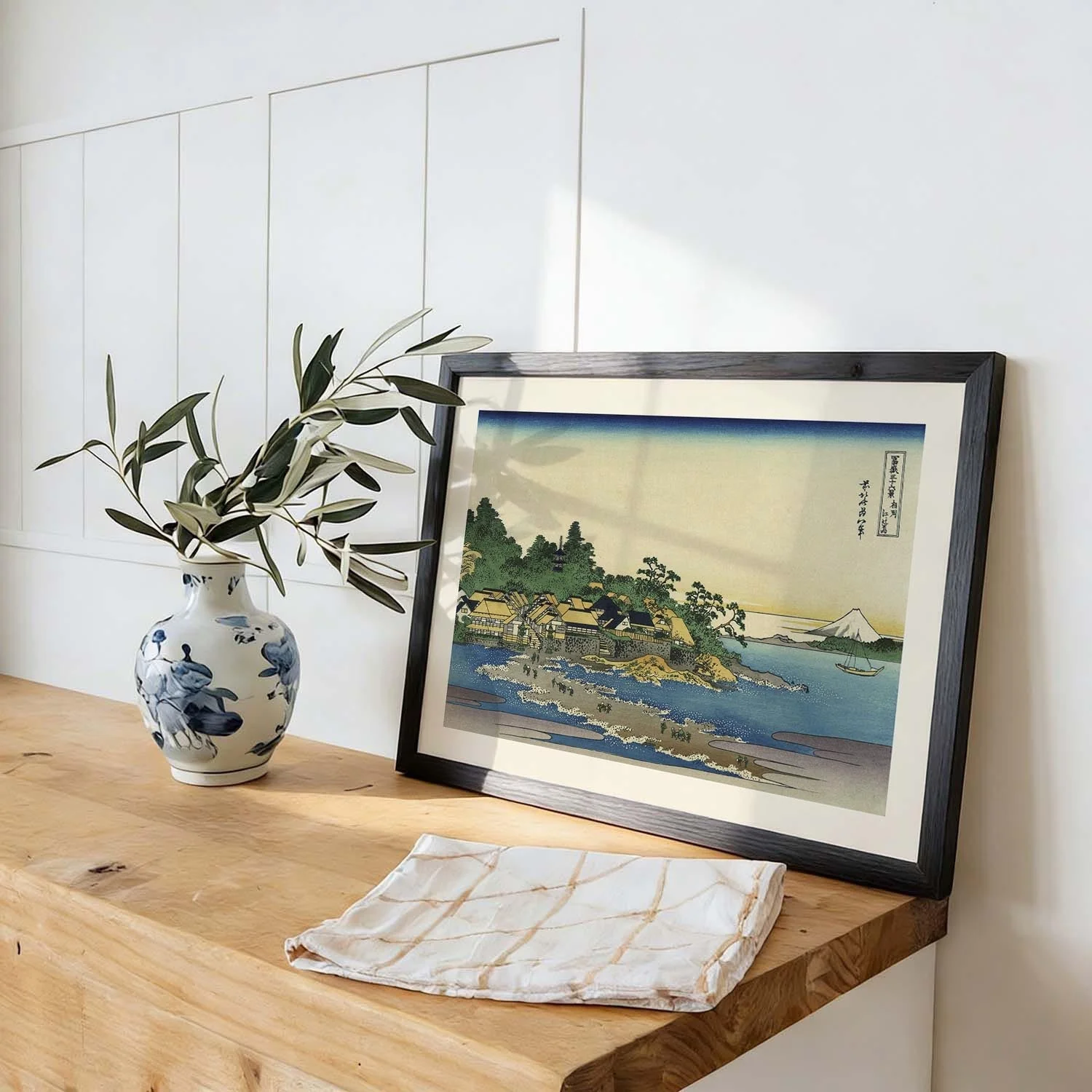 Enoshima in Sagami Province by Katsushika Hokusai - Image 2