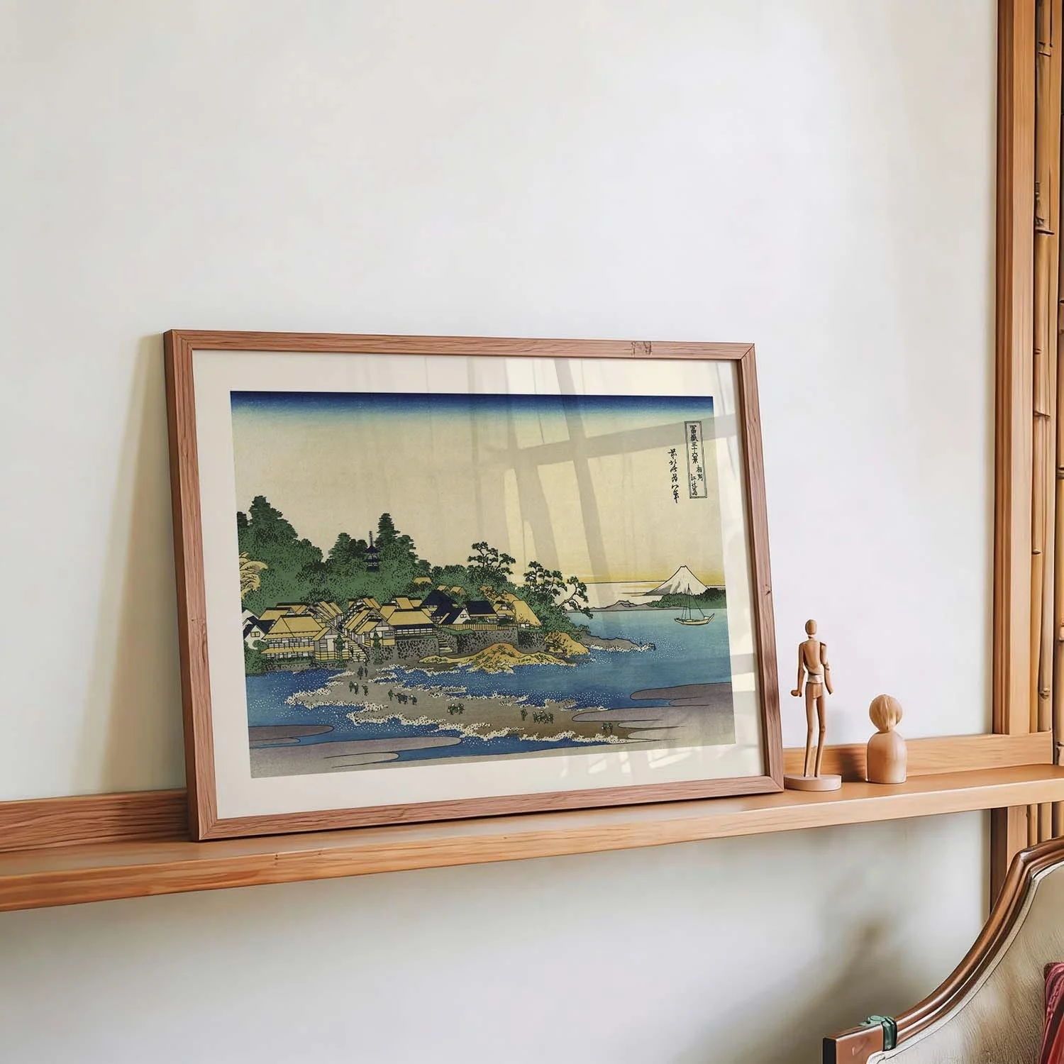 Enoshima in Sagami Province by Katsushika Hokusai - Image 4