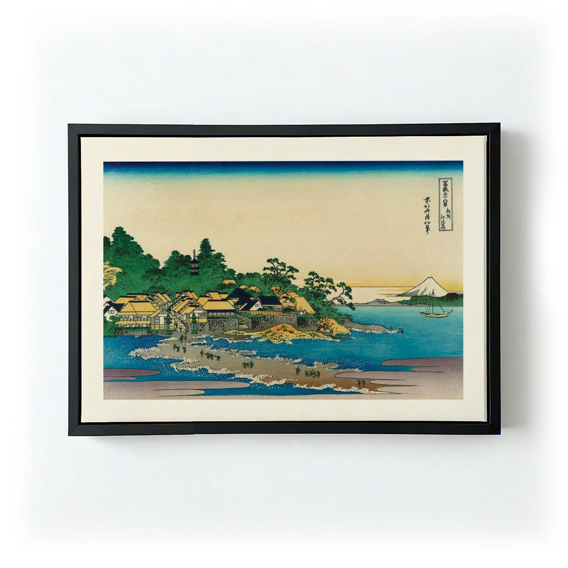 Enoshima in Sagami Province by Katsushika Hokusai - Image 5