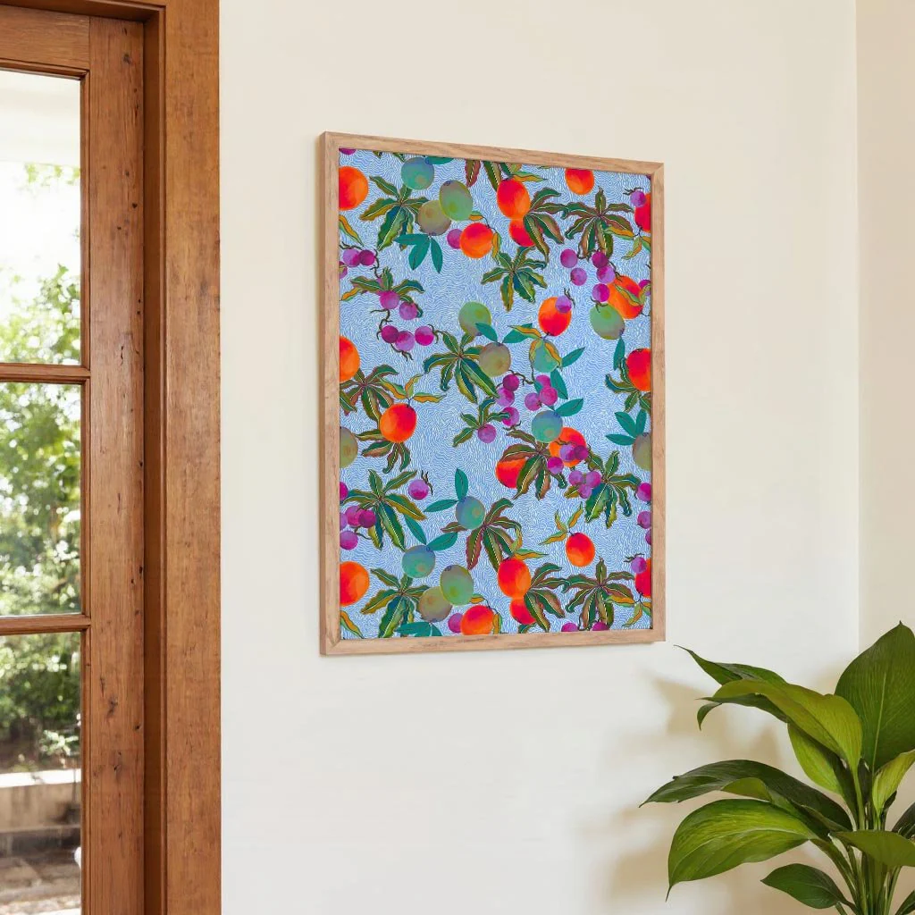 Exotic Fruits Wavy Lines Pattern by MARYLENE MADOU - Image 4