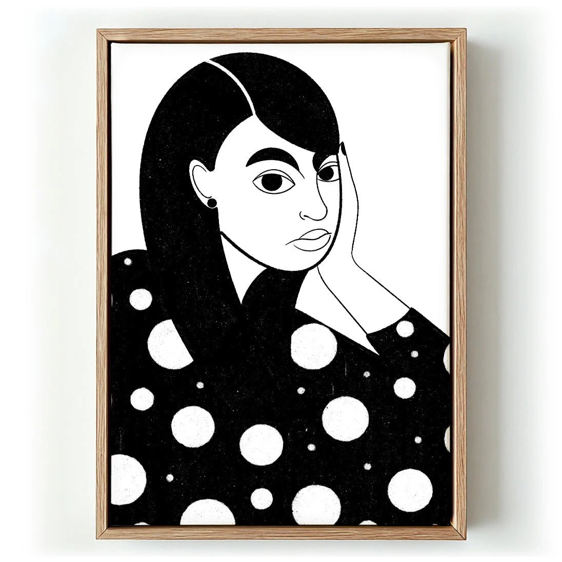 Fancy Lady Polka Dots by Nicole Marra