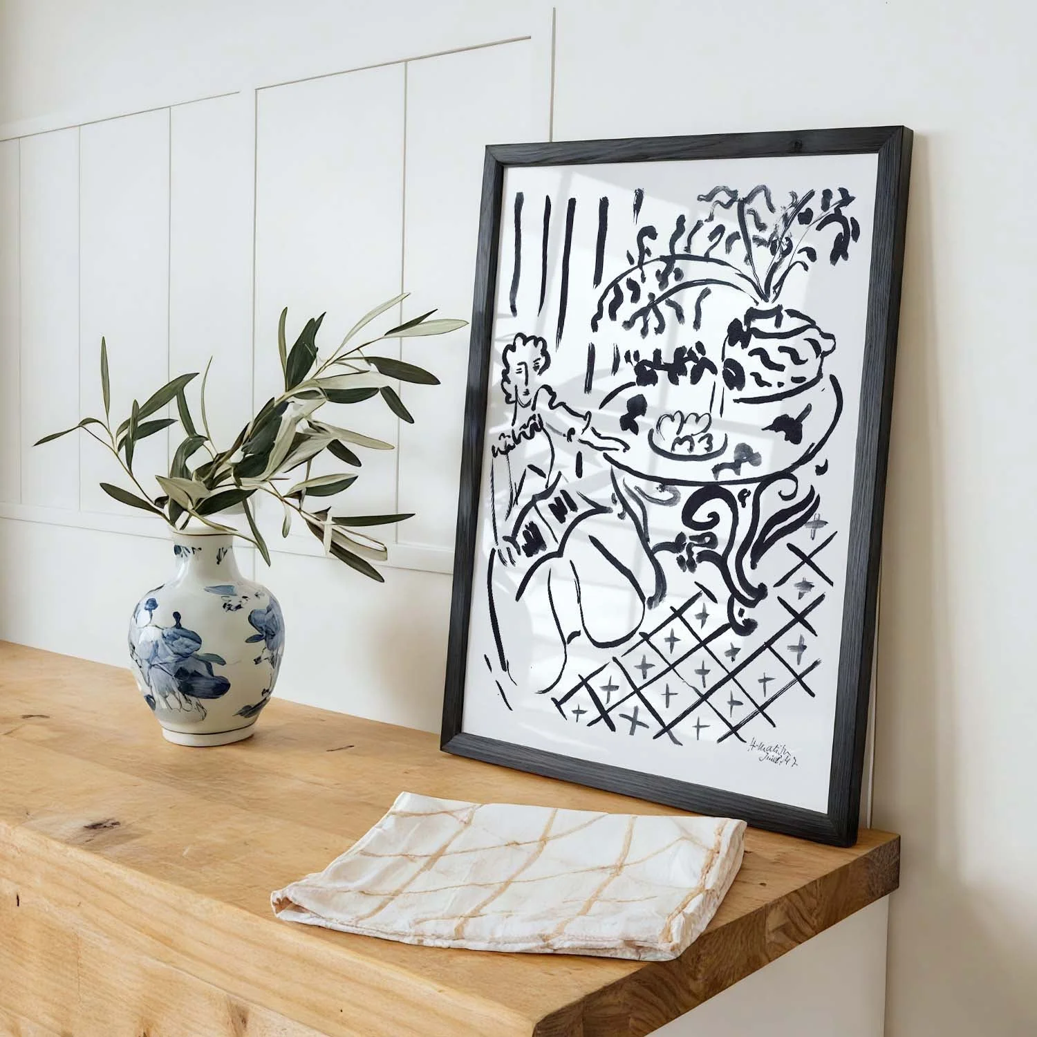 Fille assise à table  by Henri Matisse - Image 3